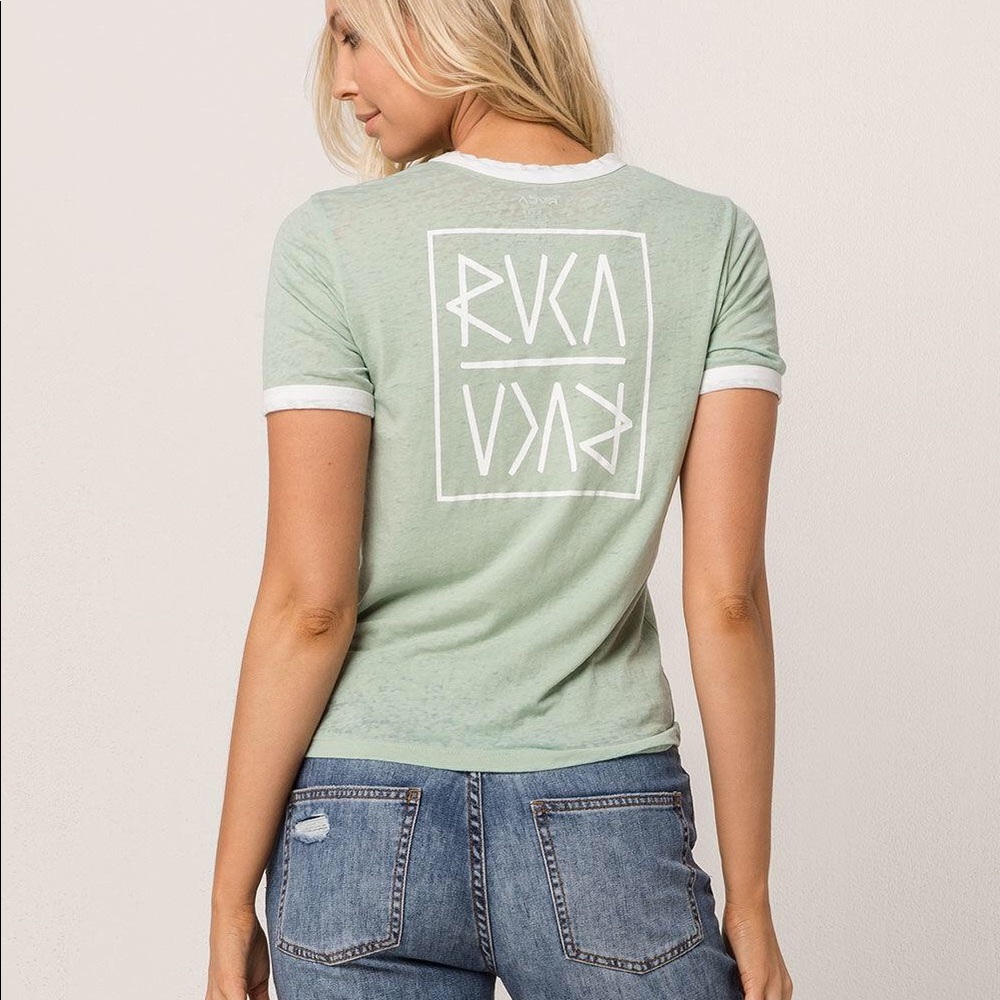 RVCA women’s ringer tee